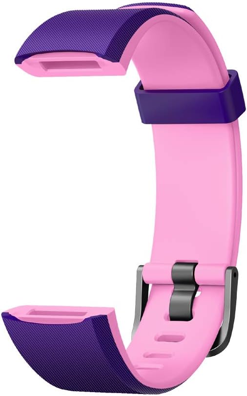 YAMAY Replacement Bands for Fitness Tracker with Color Screen (SW351) (PurplePink