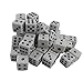 Zittop 100 Pack Standard Game Dice - 8mm