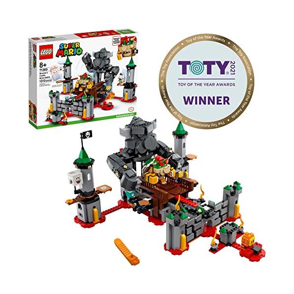 Lego Super Mario Bowser S Castle Boss Battle Expansion Set 71369 Building Kit Collectible Toy For Kids To Customize Lego Building Toys