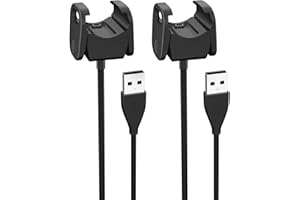 Dismau 2Pack Charger for Fitbit Charge 4/Charge 3 Replacement USB Charging Cable Cord for Fitbit Charge 3/Charge 4 Fitness Activity Tracker [3.3FT/1M]