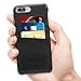 iPhone 7 Plus Case, Benuo [Card Slot Vintage Series] [Genuine Leather] Soft Leather Case [3 Card Slots], Ultra Slim, Leather Case Back Cover for Large Apple iPhone 7 5.5 inch / Special Edition (Black)
