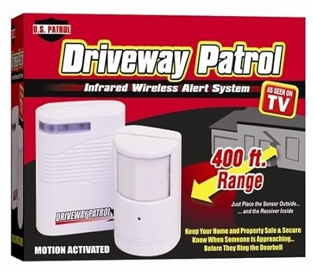 Amazon.com : Driveway Patrol Wireless Motion Sensor Detector Alarm Infared Alert System 400ft : Camera & Photo