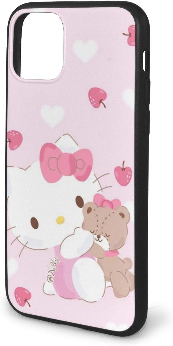 Ultra-Thin Hello Kitty Phone 11 Cases Silicone TPU Soft Shell Fun to Protect The Screen and Camera for iPhone 11 Pro Max