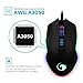 RGB FPS Gaming Mouse, NPET M20 1000Hz Polling Rate Ergonomic Gaming Mice, Programmable Buttons, Comfortable Hand Feeling Mouse for Laptop PC Computer Gamerthumb 2