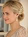 Mariell Gold Dangle Earrings for Brides with Cubic Zirconia Crystals, Art Deco Mosaic Design, Earrings for Wedding, Prom, Mother of the Bride