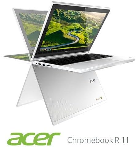 2017 Acer 11.6" 2-in-1 Flip Convertible HD IPS Touchscreen Chromebook, Intel Quad-Core N3150 up to 2.08GHz, 4GB DDR3L, 32GB SSD, 802.11ac, Bluetooth, HDMI, Webcam, USB 3.0 (Certified Refurbished)