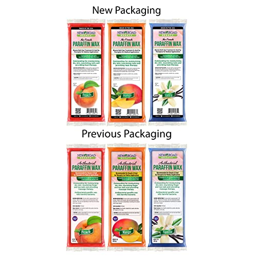 New Road Beauty Creamsicle Variety 3 Pack Paraffin Wax Peach
