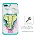 iPhone 8 Plus Case Elephant,iPhone 7 Plus Case,,ANLI(TM)[Shock Absorption] Drop Protection Hybrid Dual Layer Armor Protective Case Cover for Apple iPhone 8 Plus / iPhone 7 Plus