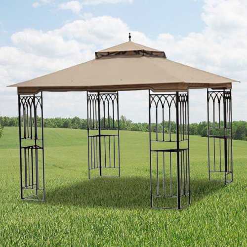 Steel Frame Gazebo Replacement Canopy Top Cover RipLock 350 Garden & Outdoor
