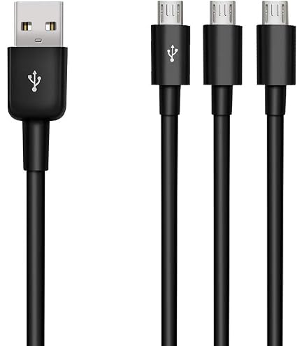 thumbnail image 2 of 4-in-2 Micro USB Splitter Cable - Charge 4 Devices Simultaneously With USB A/C To Micro USB Cord 2 of 12
