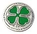 Four Leaf Clover Rub For Luck Golf Ball Marker and Magnetic Hat Clip