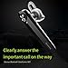Bluetooth Headset, Baseus V4.1 Wireless Headphones Noise Cancelling with Mic Handsfree Earpiece for Driving IOS and Android