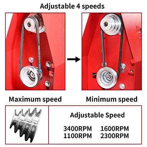 Upgraded Wood Lathe 14" x 40", Copper Wire Motor Power Wood Turning