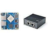 FriendlyElec Nanopi R4S Mini Router OpenWRT with Dual-Gbps Ethernet Ports 4GB LPDDR4 Based in RK3399 Soc for IOT NAS Smart Home Gateway (with MAC Chip)