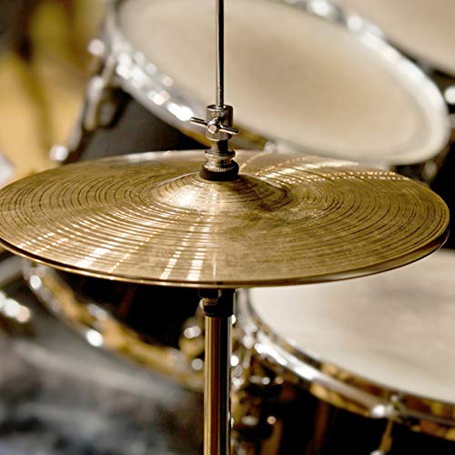Cymbal, 14 inch Musical Brass Alloy Crash Ride Hi-Hat Drum Cymbals Instrument Accessory for Drum Set