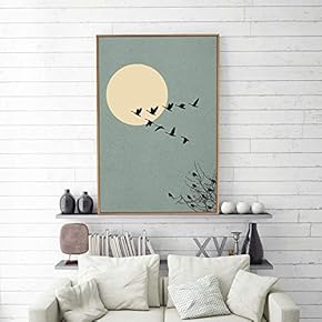 Framed Nordic Abstract Home Artwork for Living Room Bedroom