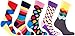 socks n socks-Men's 5 pair Luxury Fun Cool Colorful Mix Dress Socks Gift Box