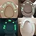 SNNplapla Put Me Down Fluorescent Sticker Decal Vinyl Sticker Sign Reminder for Home Wall Toilet Seat Decor