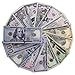 Nakimo Fake Money Prop Money Play Money Set 1, 2, 5, 10, 20, 50, 100 Dollar Bills Realistic Copy Paper Money Full Print 2 Sided, 140 Pieces