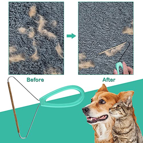 YUAKUOD Pet Hair Remover, Special Dog Hair Remover Multi Fabric Edge and Carpet Scraper, Quick Cat Hair Remover for Couch, Pet Towers and Rugs