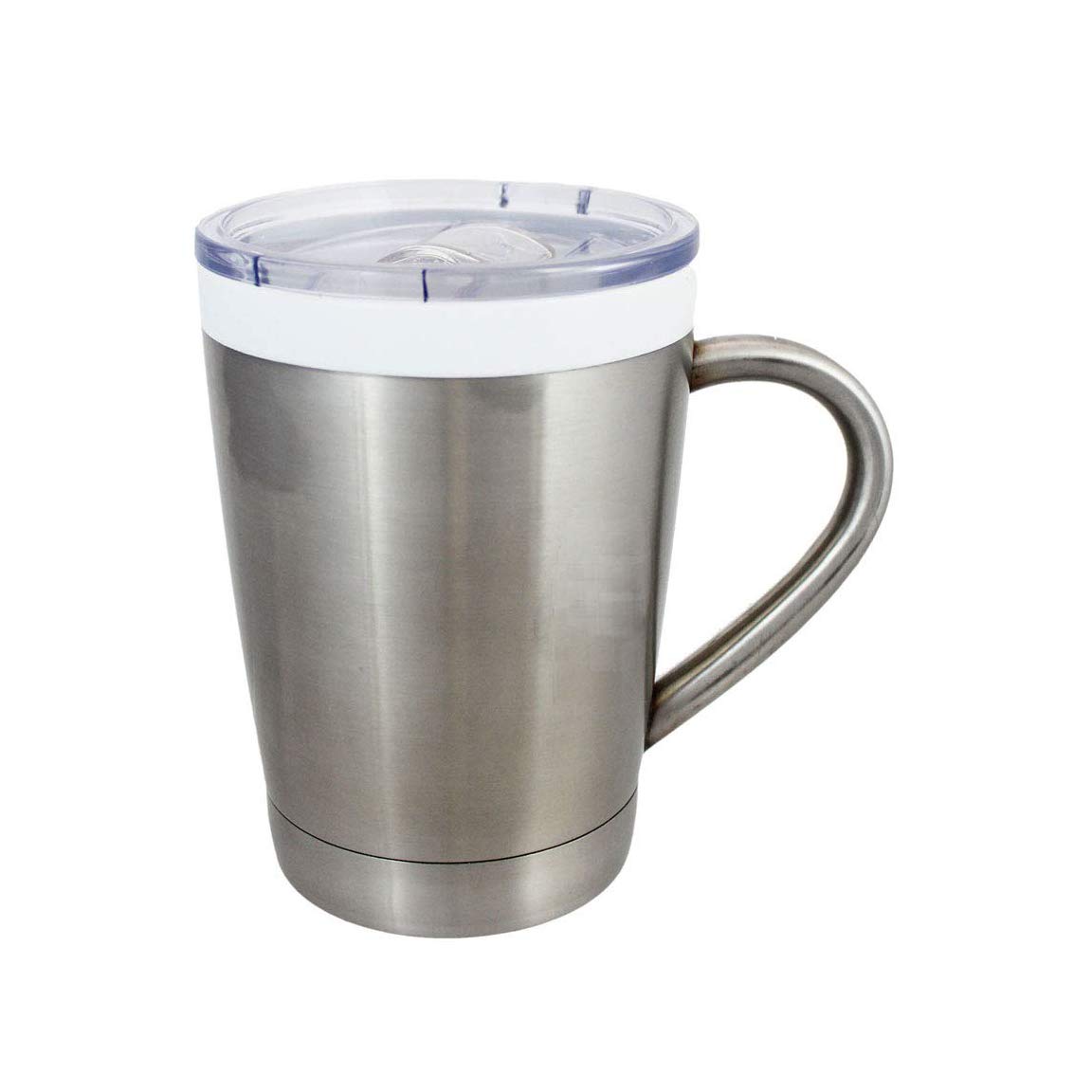 CeramiSteel 12 oz Coffee Mug with Lid, Ceramic