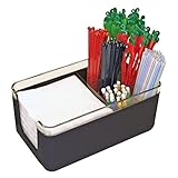 Napkin Holder Plastic Deluxe Black, 9.75