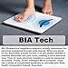 Bathroom Weight Scale, VICOODA Smart Digital Bluetooth Body Fat Scale with iOS, Android APP, BMI Wireless Weighing Body Composition Analyzer for Fat, BMI, BMR, Muscle Mass, Water, 400 lbs, White