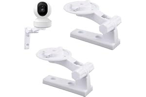 TIAMORK 2Pcs Wall Mount Compatible with TP-Link Tapo C210/ C200 and Kasa Indoor Pan EC70/ KC410S, Adjustable Security Camera 