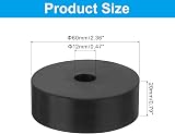 PATIKIL Rubber Vibration Isolation Washer 2.4" OD 0.5" ID 0.8" Thick 4 Pack view 2
