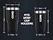 ICONIQ Stainless Steel Vacuum Insulated Tumbler, 20 ounce (Black)
