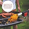 GLOGLOW BBQ Blower Portable Handheld Electric Barbecue Fan Air Blower Outdoor Camping Picnic Grill Cooking Tool