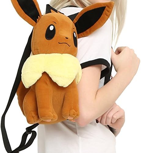 Pokemon Plush Backpack Zipper Bag School Pikachu Gengar Eevee - Many Characters