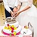 ULA Bride and Groom Wedding Cake Knife and Server Set Serrated Knife Pie Server for Wedding Gift Valentine Day Gift