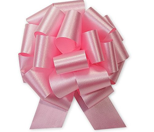 UPC 723979386301, Gift Wrap Christmas Wedding Gift Wrap Pull Bows Pull String Bows 5.5 Inch 20 Loop - Set of 10 (Pink Flora Satin)