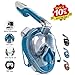 DOUPRO Snorkel Mask Universal Size Easybreath Snorkeling Mask 180° Panoramic View Ear Pressure Balance Anti-Fog Anti-Leak Fit Perfectly and Comfortably for All - 2018 Latest Upgrade