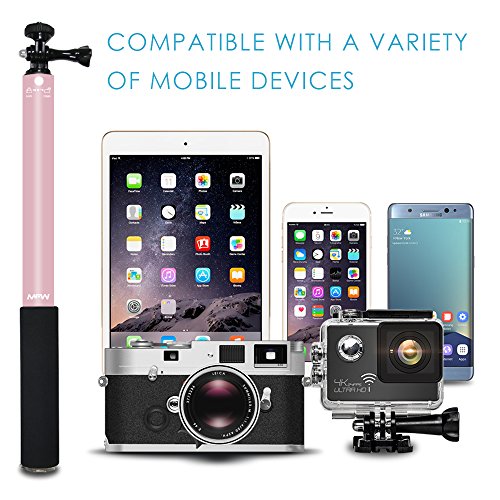 image for Bluetooth Selfie Stick with Tripod, Remote 59Inch MFW Extendable Monop