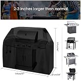 Estefanlo BBQ Covers Waterproof Heavy Duty Large 3-4 Burner Grill Cover view 5