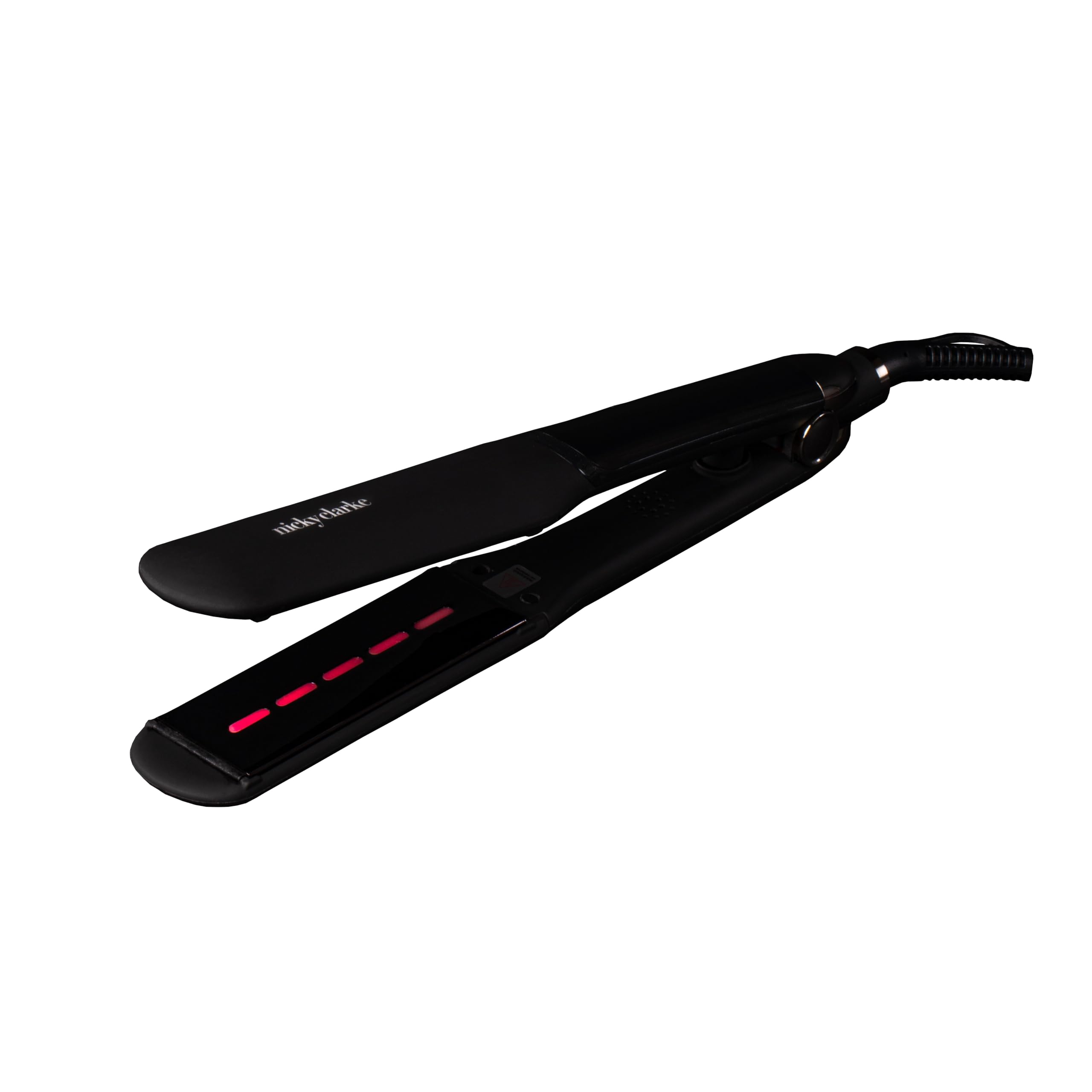 Nicky Clarke Infrared Pro Hair Straightener | Infrared Technology | Shut-Off Feature | Fast Heat-Up Time | Intuitive Touch Control with Lock