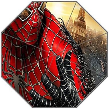 ScottShop Spider Man Custom Generic Foldable Umbrella Sun Rain Anti-UV
