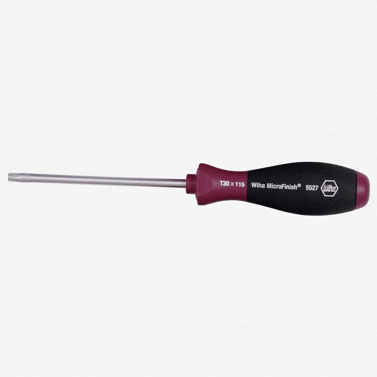 Wiha 52716 Torx Screwdriver with MicroFinish Handle, T15 x 80mm Star