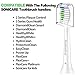 Replacement Brush Heads Compatible with Phillips Sonicare Electric Toothbrush DiamondClean, HealthyWhite, FlexCare, EasyClean, Essence+, PowerUp, 8 Pack by Jiuzhoudeal