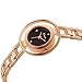 Lava Watches Women's Rose Gold Stainless Steel Watch With Black Dial Analog Lady Fashion Luxury