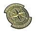 Compass Nautical Star Double Direction Badge Sailor Velcro Patch