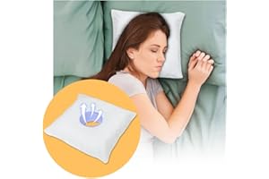 Mistuki Piercing Ear Pillow with Holes for Ear Pain Side Sleeper Cnh Inflammation Surgery Pressure Sores Relief Protector Earring Headphones Donut Guard （with Removable Pillowcase）