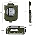 Tactical Military Prismatic Sighting Compass Luminous Multi-function Metal High-grade Folding Outdoor Camping Hiking Activities Survival Pointing Guide Travel Geology Pocket Prismatic Compasses