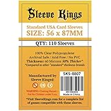 Sleeve Kings Standard USA Card Sleeves (56x87mm) - 110 Pack, 60 Microns