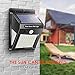 MoYoYo Solar Lights Outdoor, Wireless 20 LED Motion Sensor Solar Lights with Wide Lighting Area, Easy Install Waterproof Security Lights for Front Door, Back Yard, Driveway, Garage(2-Pack)