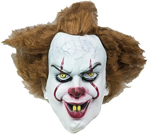 IT Scary Clown Mask Latex Halloween Party Cosplay Pennywise Facemask