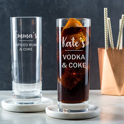 Personalised Highball Glass / Alcohol Gifts For Women / 21st Birthday Gifts For Her / Gin Rum Vodka Gifts For Women