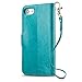 J&D Case Compatible for iPhone SE 2020/iPhone 8/iPhone 7 Case, [Wallet Stand] [Slim Fit] Heavy Duty Protective Shock Resistant Flip Cover Wallet Case